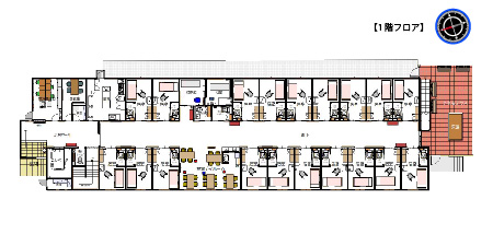 1Fフロア配置図